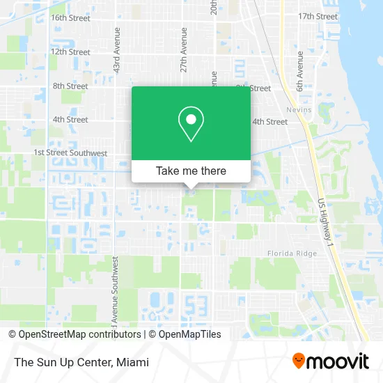 The Sun Up Center map