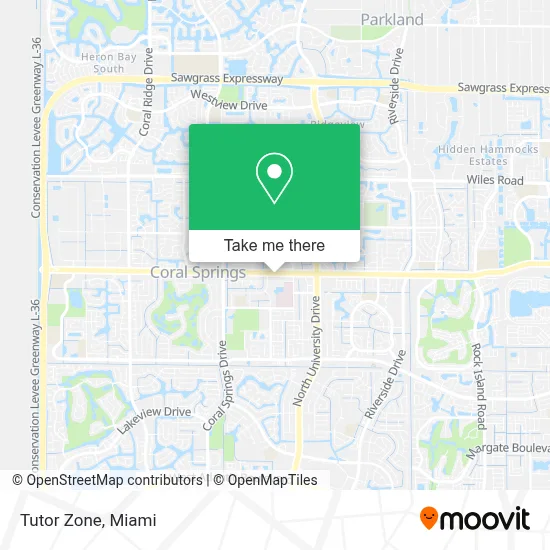Tutor Zone map