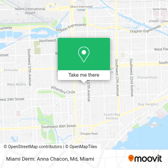 Miami Derm: Anna Chacon, Md map