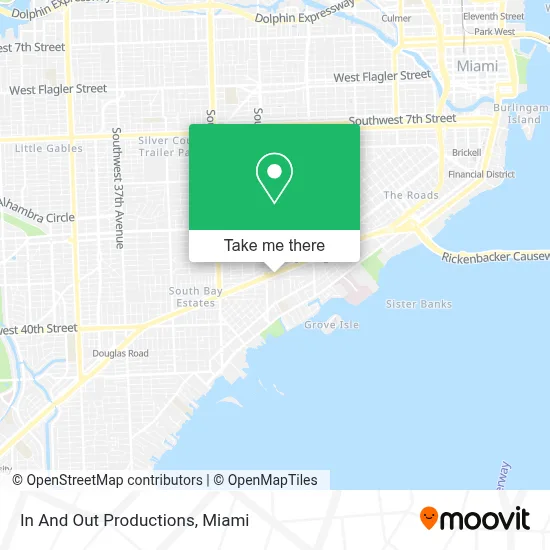 In And Out Productions map