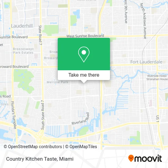 Country Kitchen Taste map