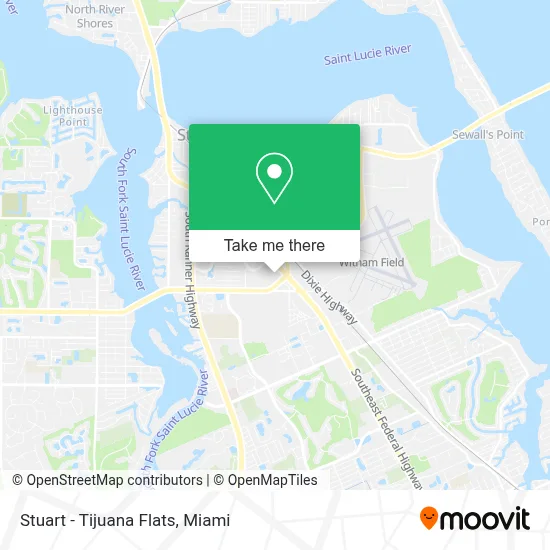 Stuart - Tijuana Flats map