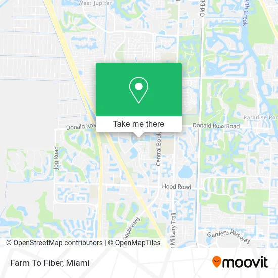Farm To Fiber map