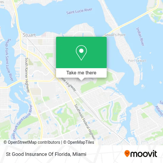 St Good Insurance Of Florida map