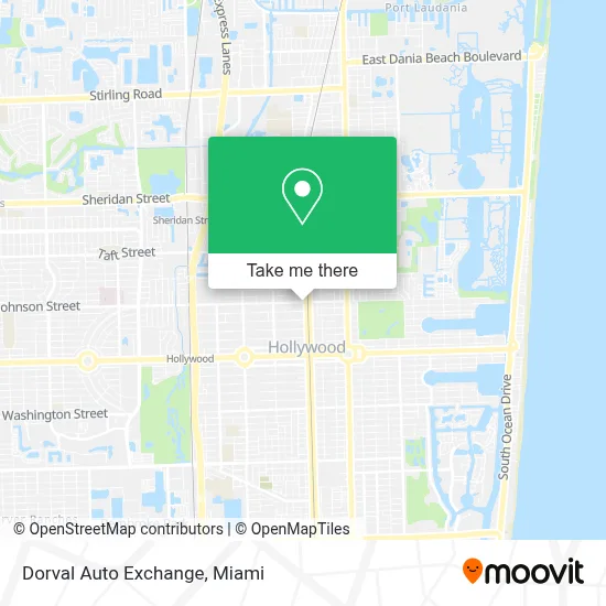 Dorval Auto Exchange map