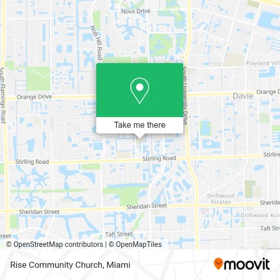 Rise Community Church map