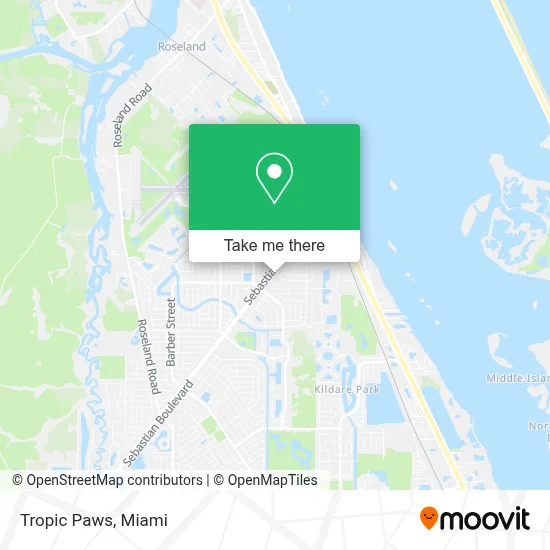 Tropic Paws map