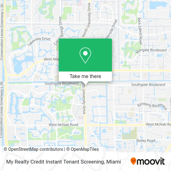 My Realty Credit Instant Tenant Screening map