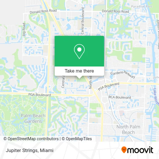 Jupiter Strings map