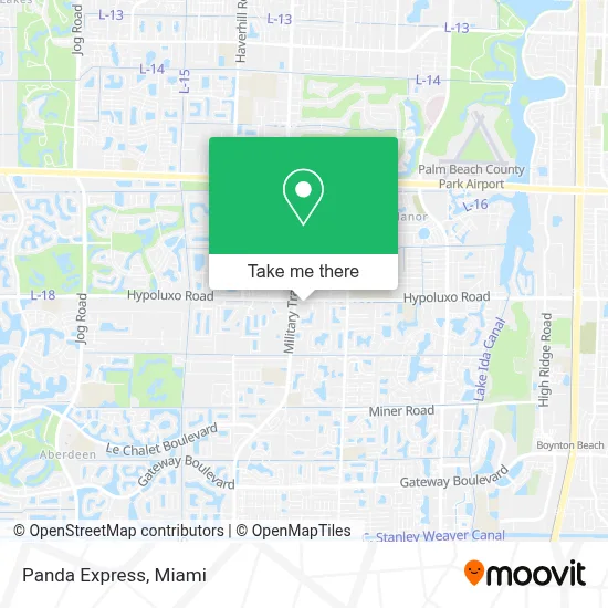 Panda Express map