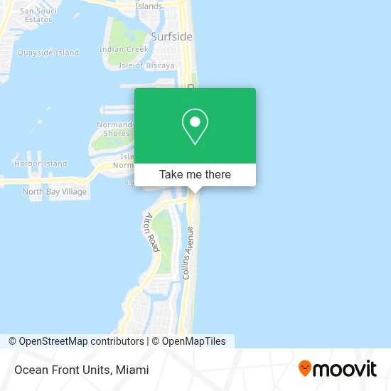 Ocean Front Units map