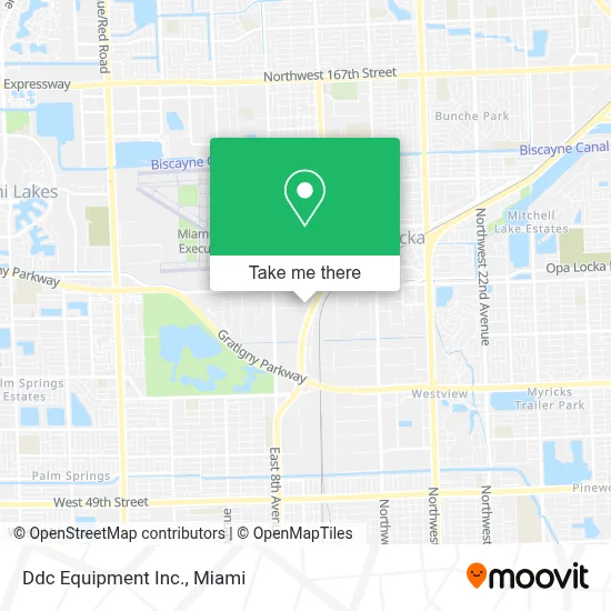 Ddc Equipment Inc. map