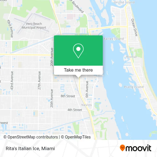 Rita's Italian Ice map