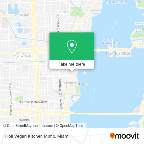 Holi Vegan Kitchen Mimo map