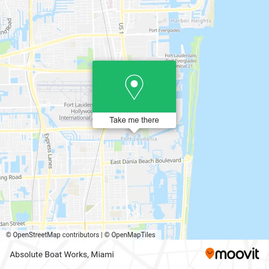 Absolute Boat Works map