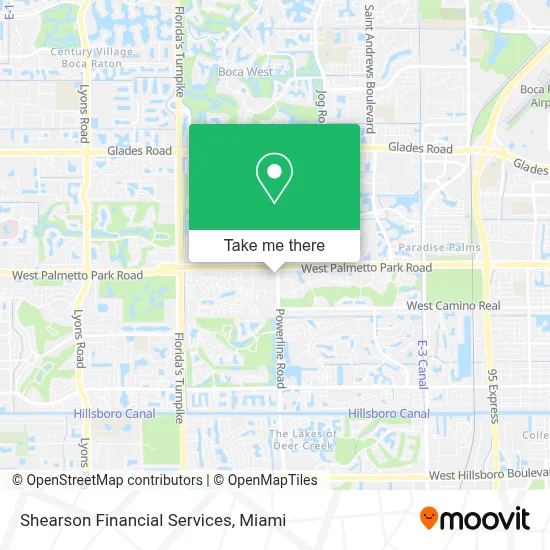 Shearson Financial Services map