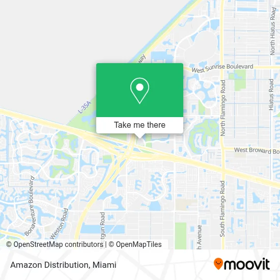 Amazon Distribution map