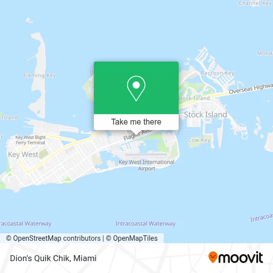 Dion's Quik Chik map