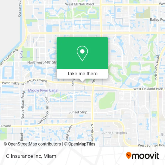 O Insurance Inc map