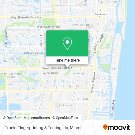 Trueid Fingerprinting & Testing Llc map