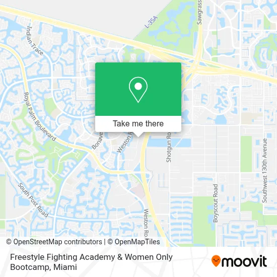 Freestyle Fighting Academy & Women Only Bootcamp map