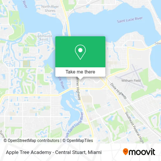 Apple Tree Academy - Central Stuart map