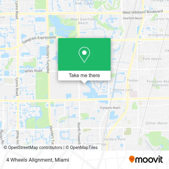 4 Wheels Alignment map