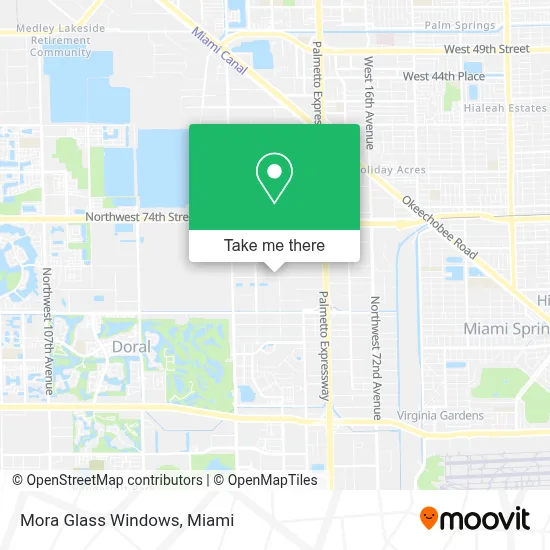 Mora Glass Windows map