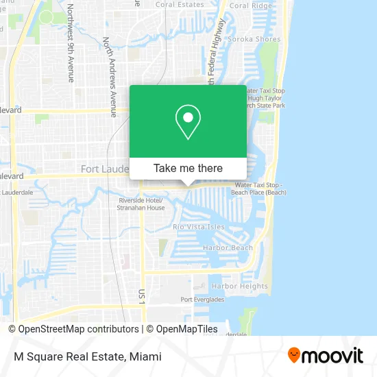 M Square Real Estate map