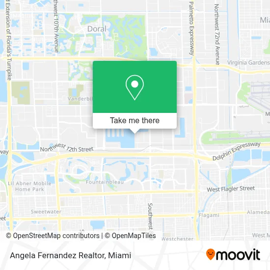 Angela Fernandez Realtor map
