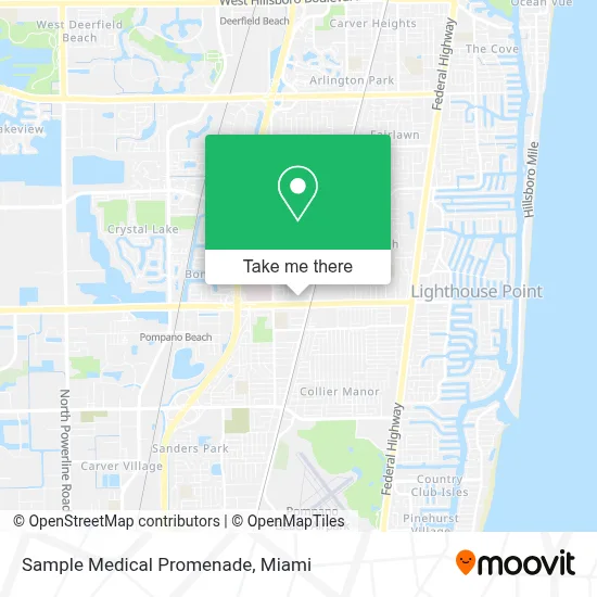 Sample Medical Promenade map