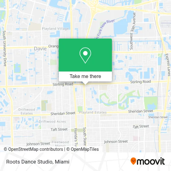 Roots Dance Studio map