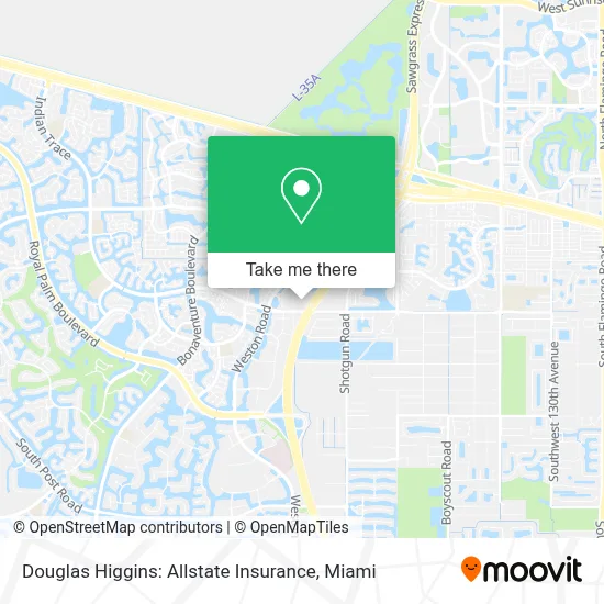 Douglas Higgins: Allstate Insurance map