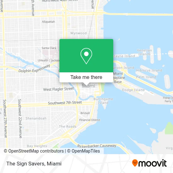 The Sign Savers map