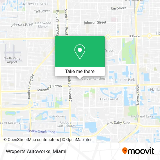 Wrxperts Autoworks map