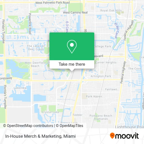 In-House Merch & Marketing map