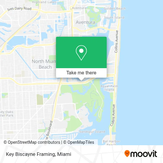 Key Biscayne Framing map