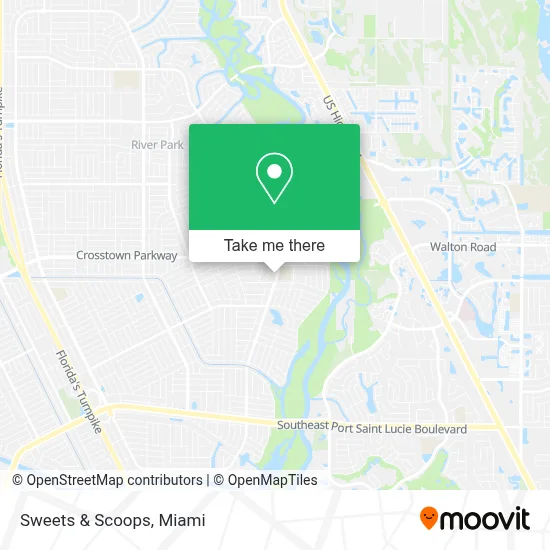 Sweets & Scoops map