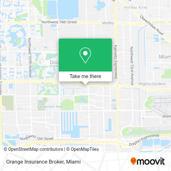 Orange Insurance Broker map