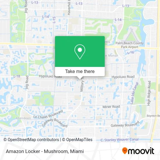Amazon Locker - Mushroom map