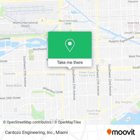 Cardozo Engineering, Inc. map