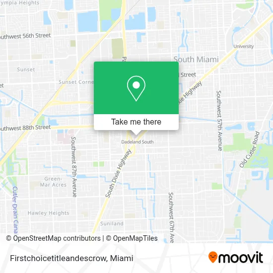 Firstchoicetitleandescrow map