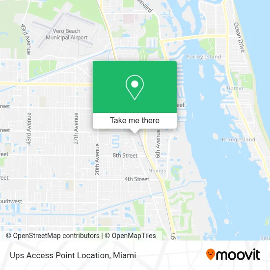Ups Access Point Location map