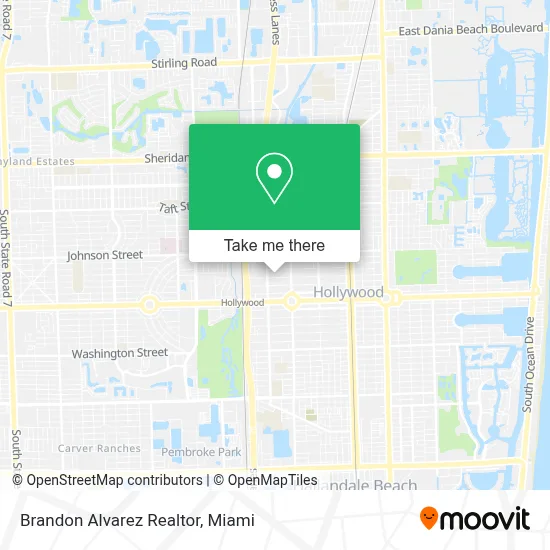Brandon Alvarez Realtor map