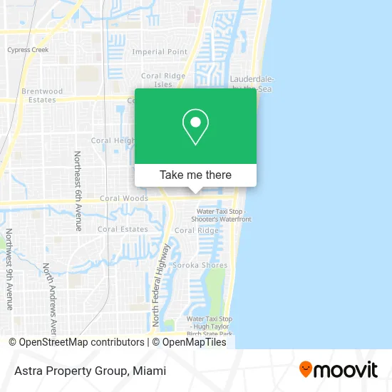 Astra Property Group map