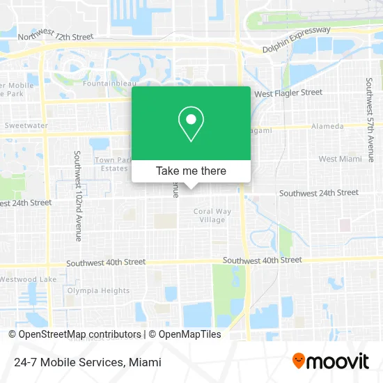 24-7 Mobile Services map