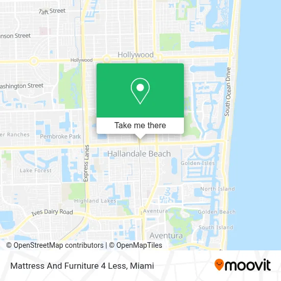 Mattress And Furniture 4 Less map