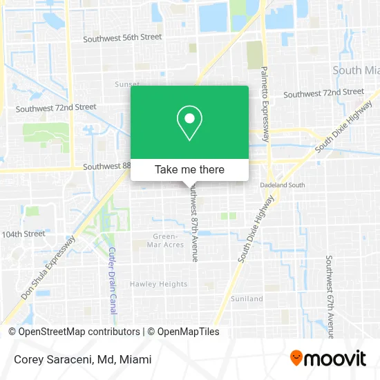 Corey Saraceni, Md map