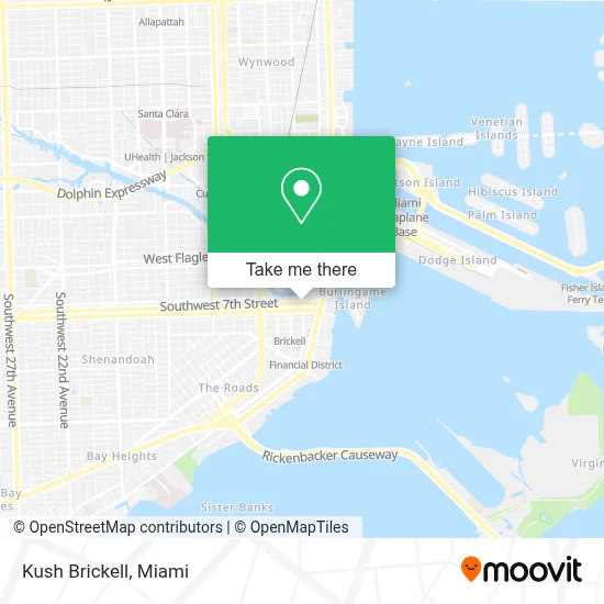 Kush Brickell map