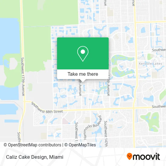 Caliz Cake Design map